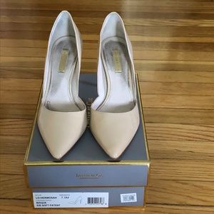 Louise et Cie Bisque Patent Leather Pumps, 7.5M